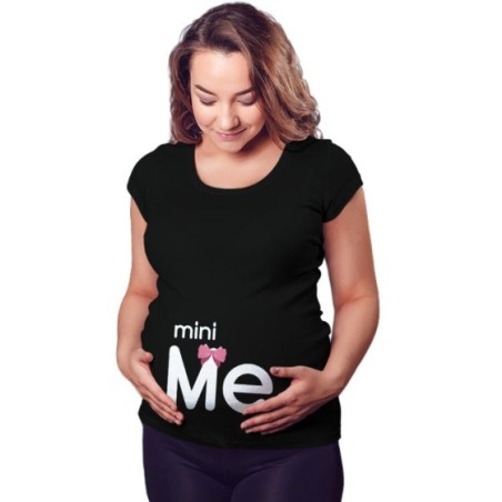 Maglia premaman mini me con fiocco