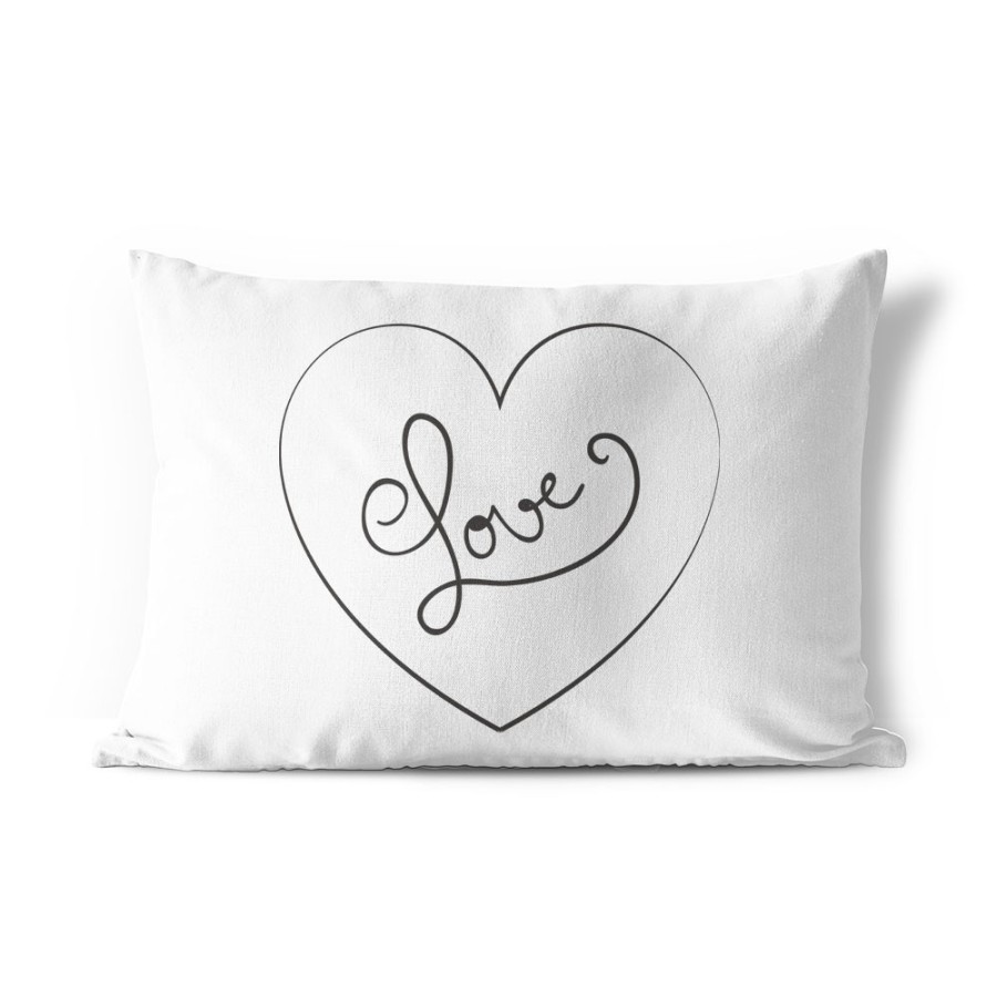 Federa personalizzabile con nome cuore love stilizzato Love