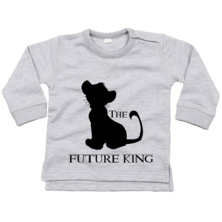 Felpa neonato the future king queem lion