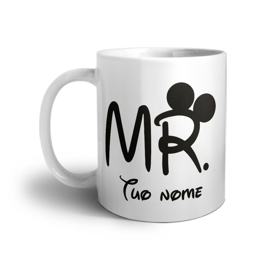 Tazza personalizzabile con nome mr con orecchie Love