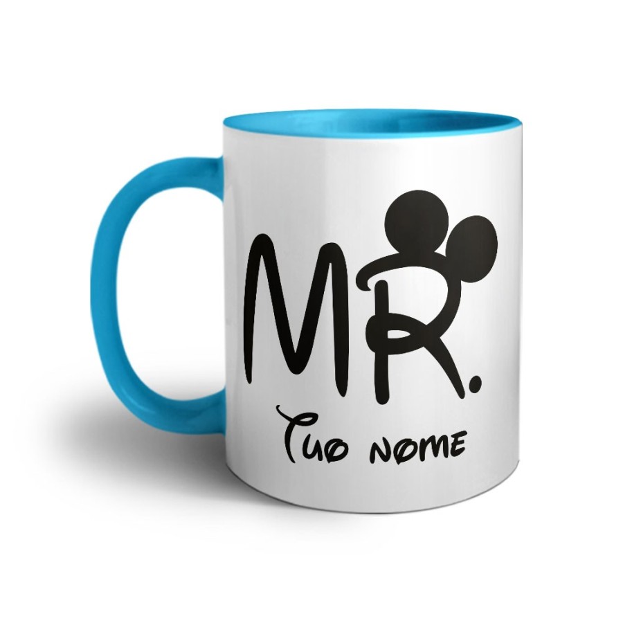 Tazza personalizzabile con nome mr con orecchie Love