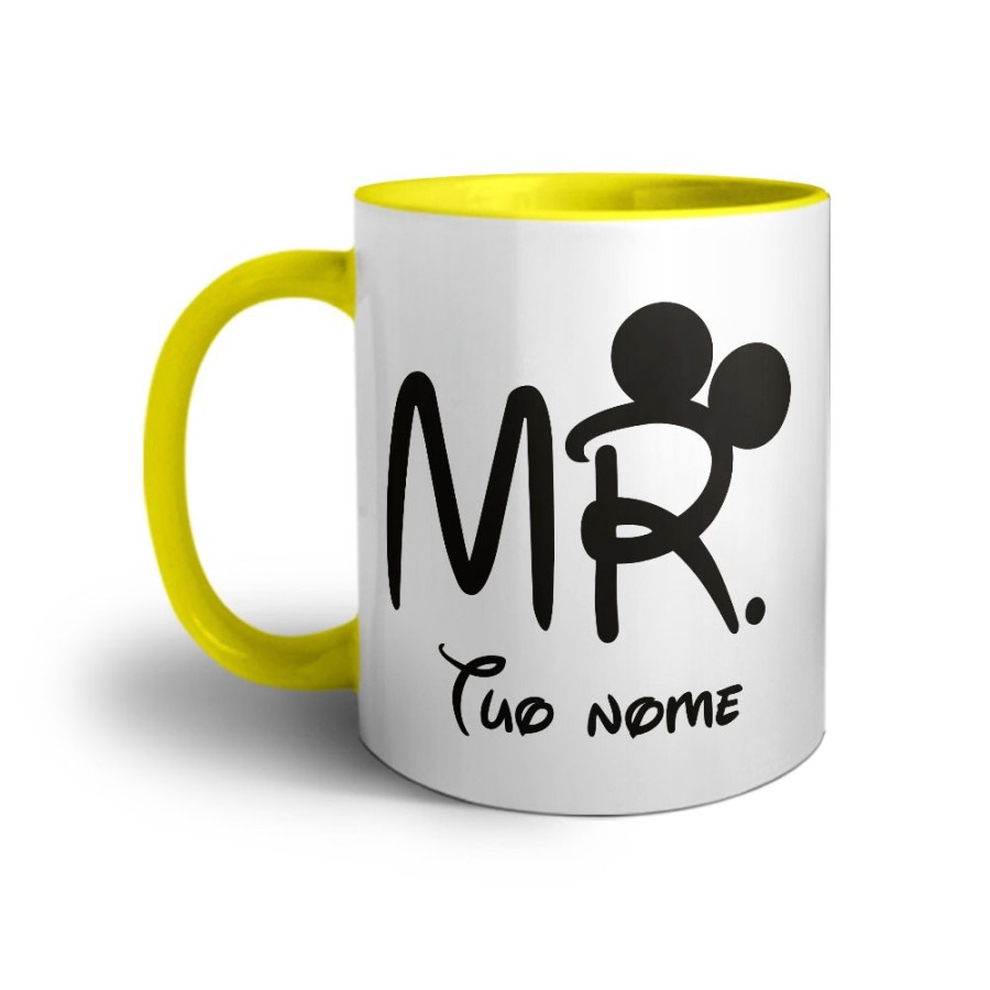 Tazza personalizzabile con nome mr con orecchie Love