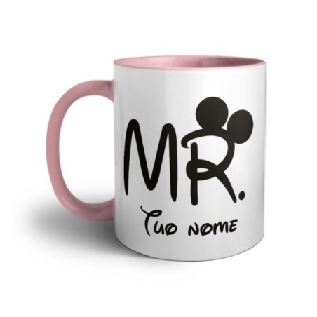 Tazza personalizzabile con nome mr con orecchie Love