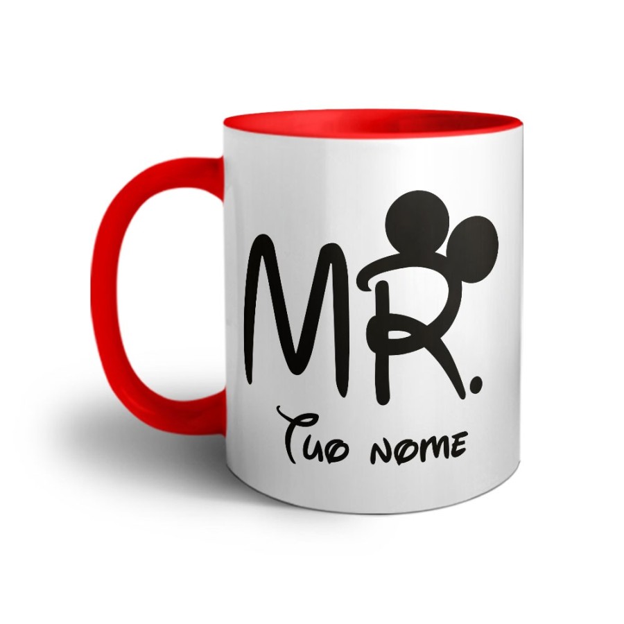 Tazza personalizzabile con nome mr con orecchie Love