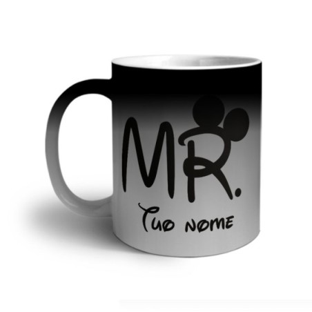 Tazza personalizzabile con nome mr con orecchie Love