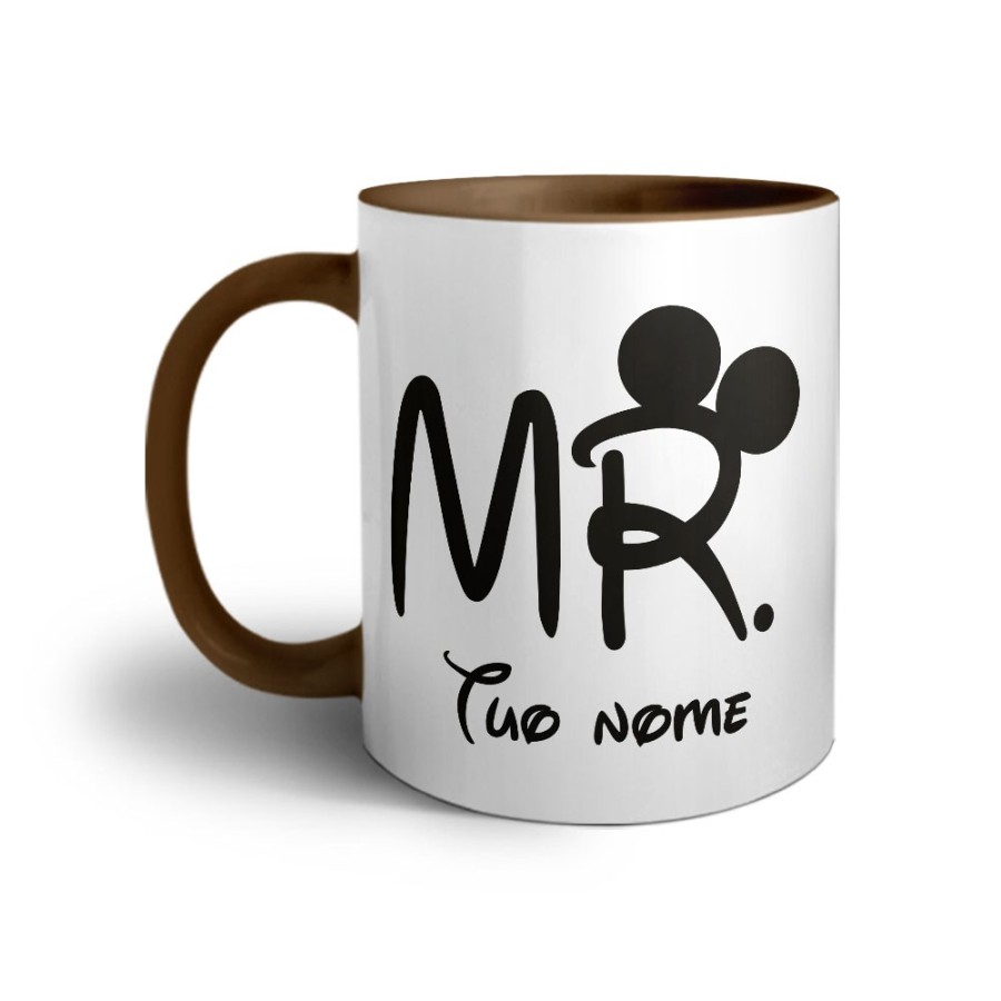Tazza personalizzabile con nome mr con orecchie Love