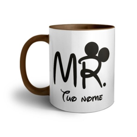 Tazza personalizzabile con nome mr con orecchie Love