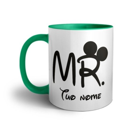 Tazza personalizzabile con nome mr con orecchie Love