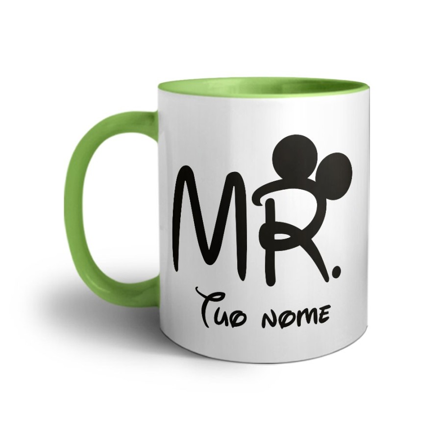 Tazza personalizzabile con nome mr con orecchie Love