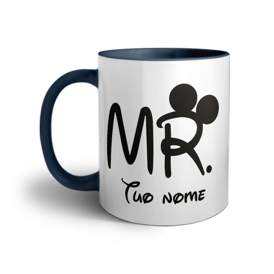 Tazza personalizzabile con nome mr con orecchie Love