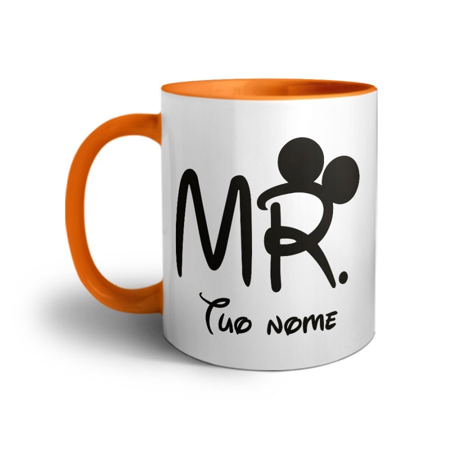 Tazza personalizzabile con nome mr con orecchie Love
