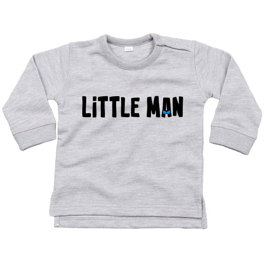 Felpa neonato little lady little man Per la famiglia