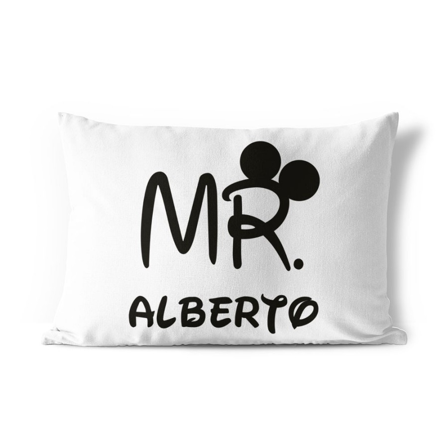 Federa personalizzabile con nome mr con orecchie Love