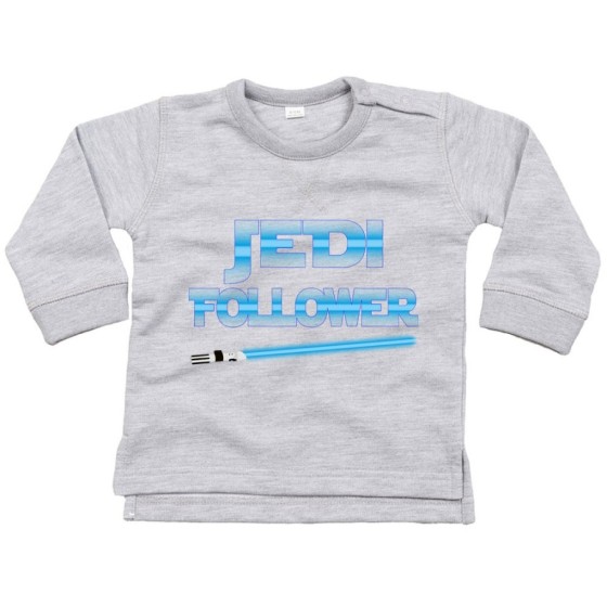 Felpa neonato jedi follower Per la famiglia