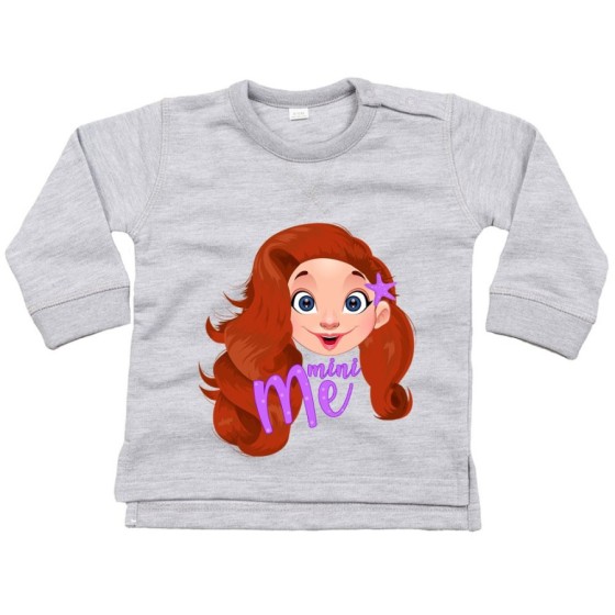 Felpa neonata mini me ariel Per la famiglia