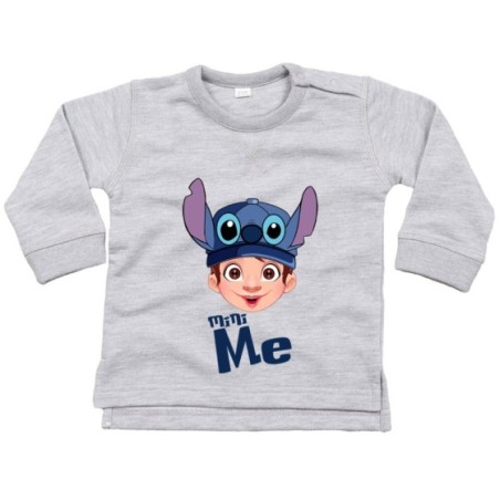 Felpa neonato mini me stitch