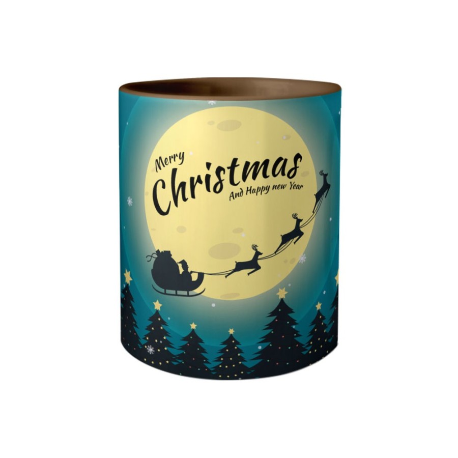 Tazza merry christmas and happy new year santa claus is coming Natale