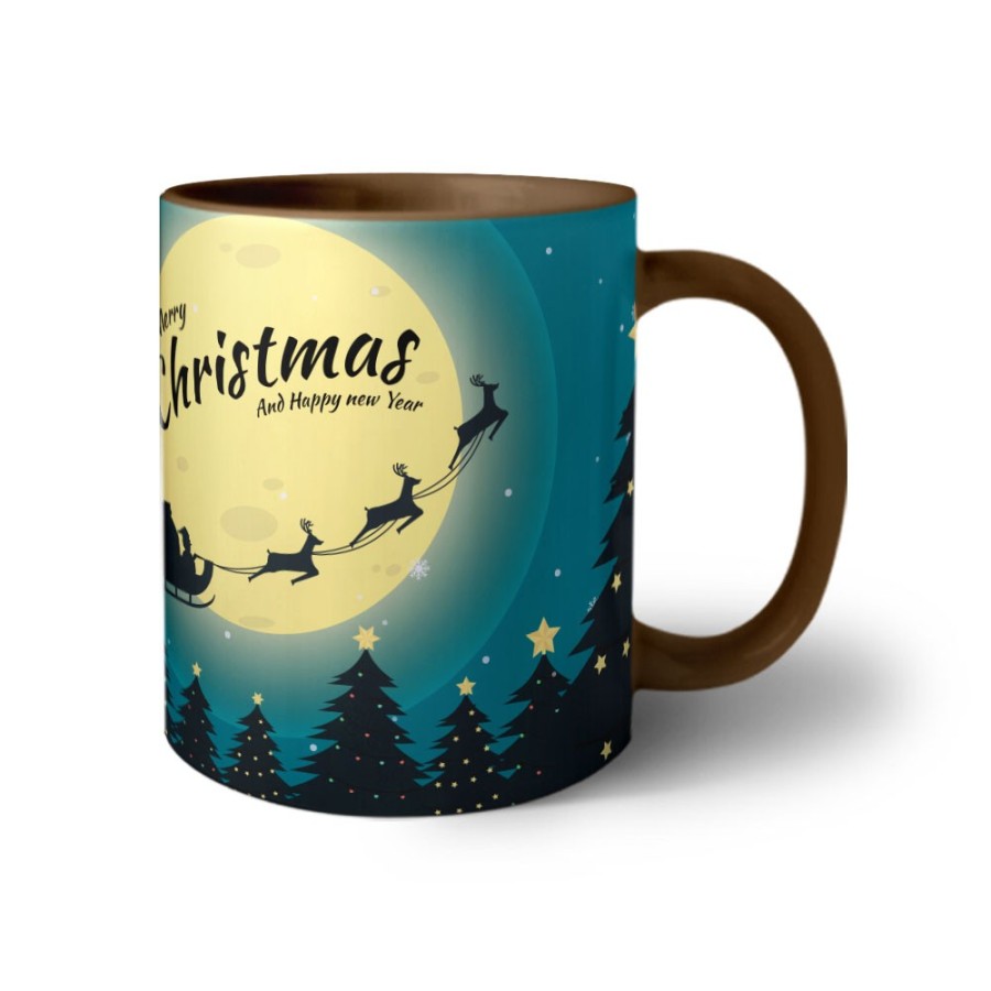 Tazza merry christmas and happy new year santa claus is coming Natale