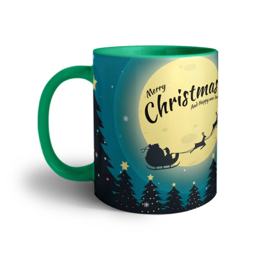 Tazza merry christmas and happy new year santa claus is coming Natale