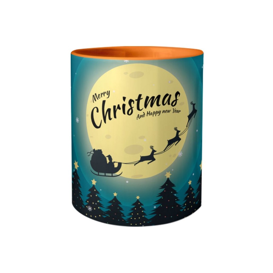 Tazza merry christmas and happy new year santa claus is coming Natale