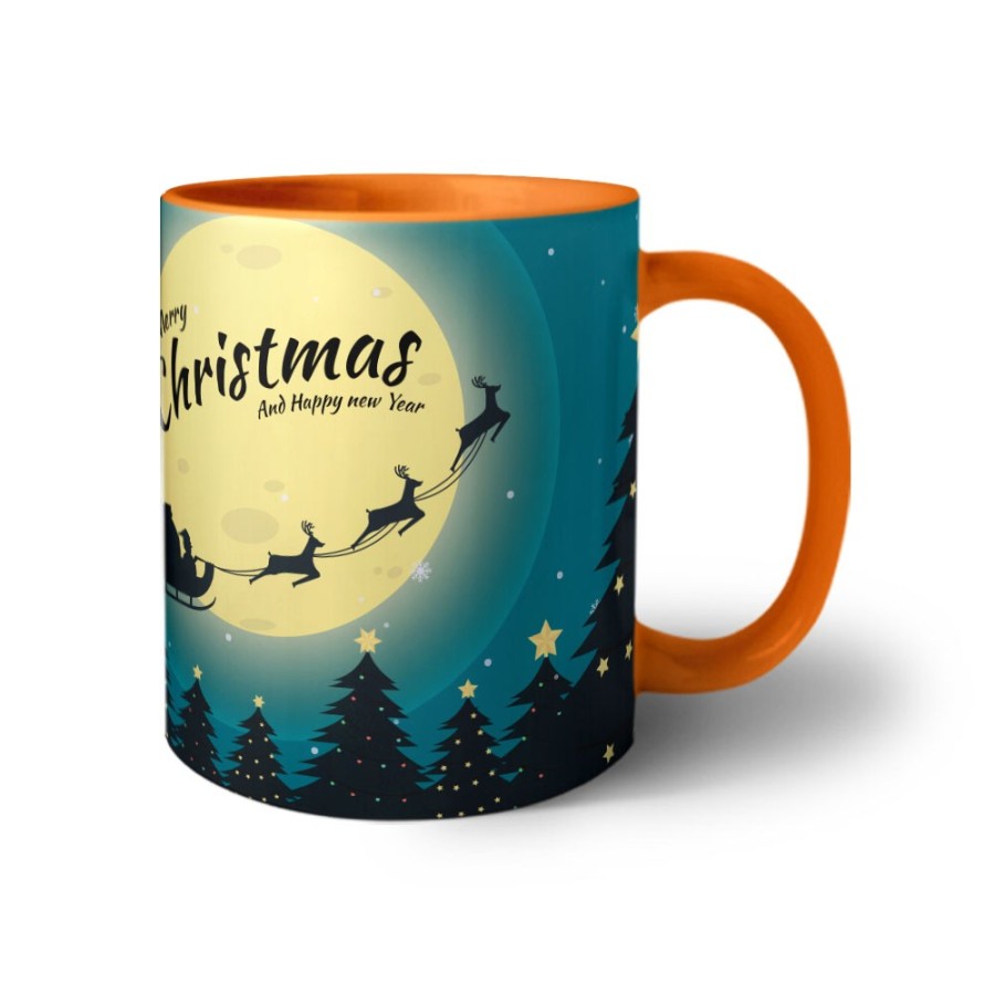 Tazza merry christmas and happy new year santa claus is coming Natale