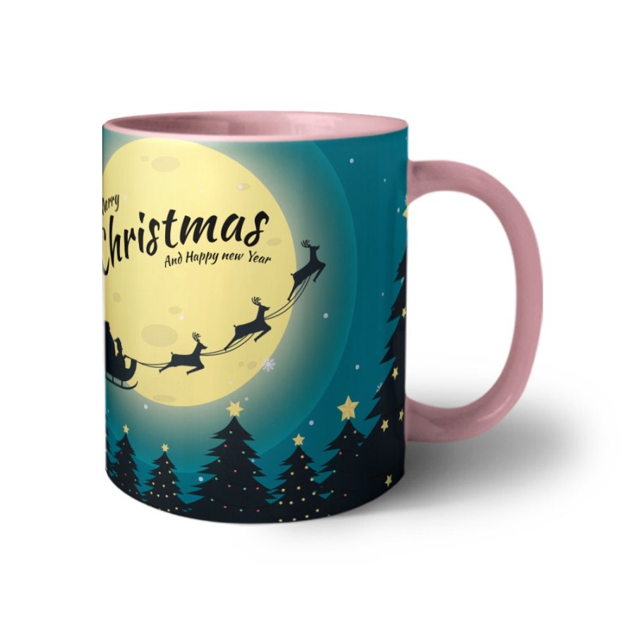 Tazza merry christmas and happy new year santa claus is coming Natale