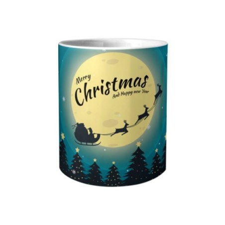 Tazza merry christmas and happy new year santa claus is coming Natale