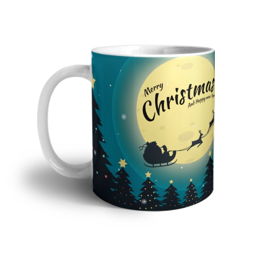 Tazza merry christmas and happy new year santa claus is coming Natale