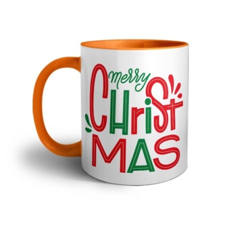 Tazza personalizzabile con nome merry christmas colorful colorful Natale