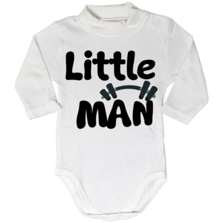 Body lupetto neonato little man little lady
