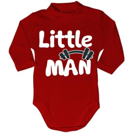 Body lupetto neonato little man little lady Per la famiglia