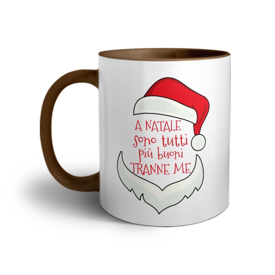 Tazza personalizzabile con nome a natale sono tutti più buoni tranne me Natale
