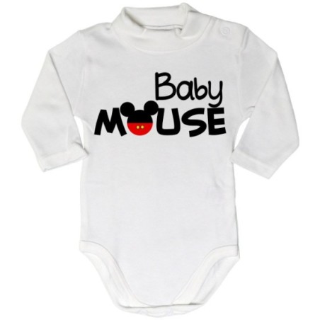 Body lupetto neonato baby mouse
