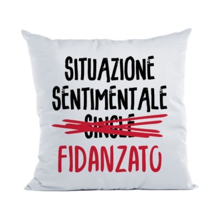 Cuscino personalizzabile con nome situazione sentimentale...