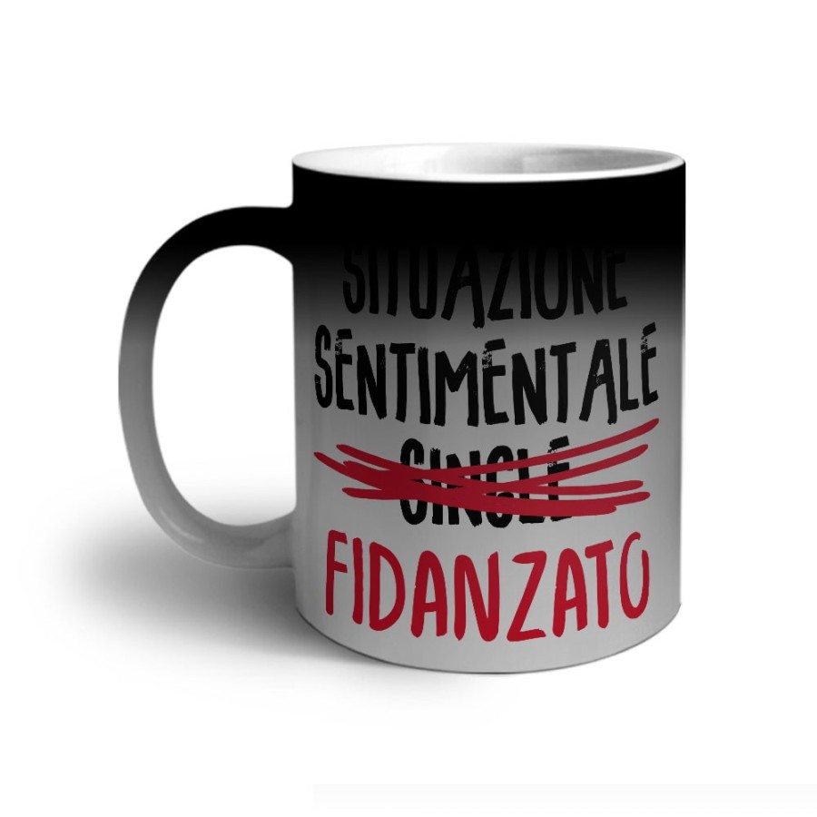 Tazza personalizzabile con nome situazione sentimentale fidanzato Love