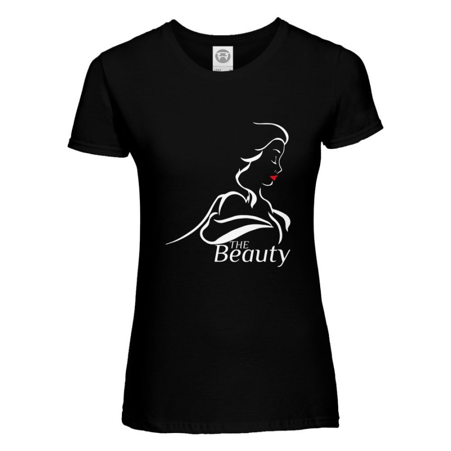 T-shirt donna personalizzabile con nome the beauty Love