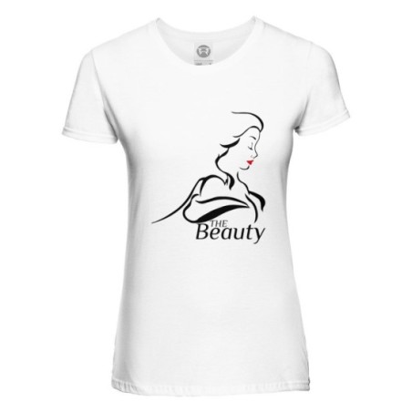 T-shirt donna personalizzabile con nome the beauty Love