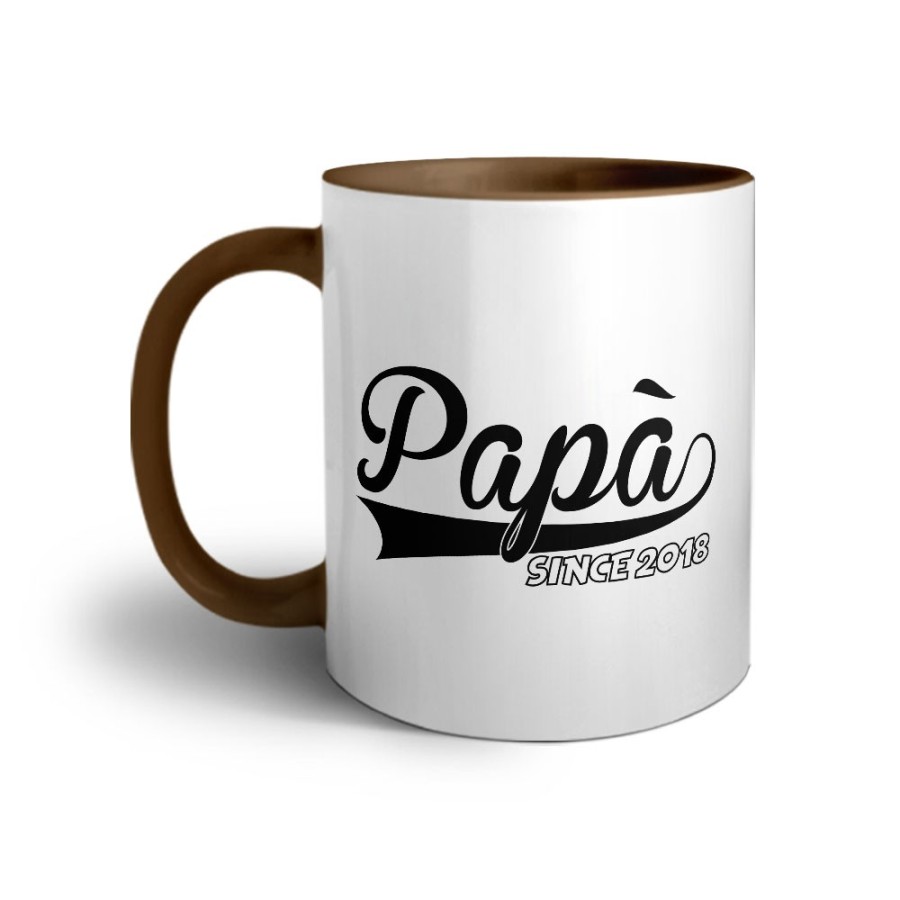 Tazza personalizzata con anno papà since Per il papà