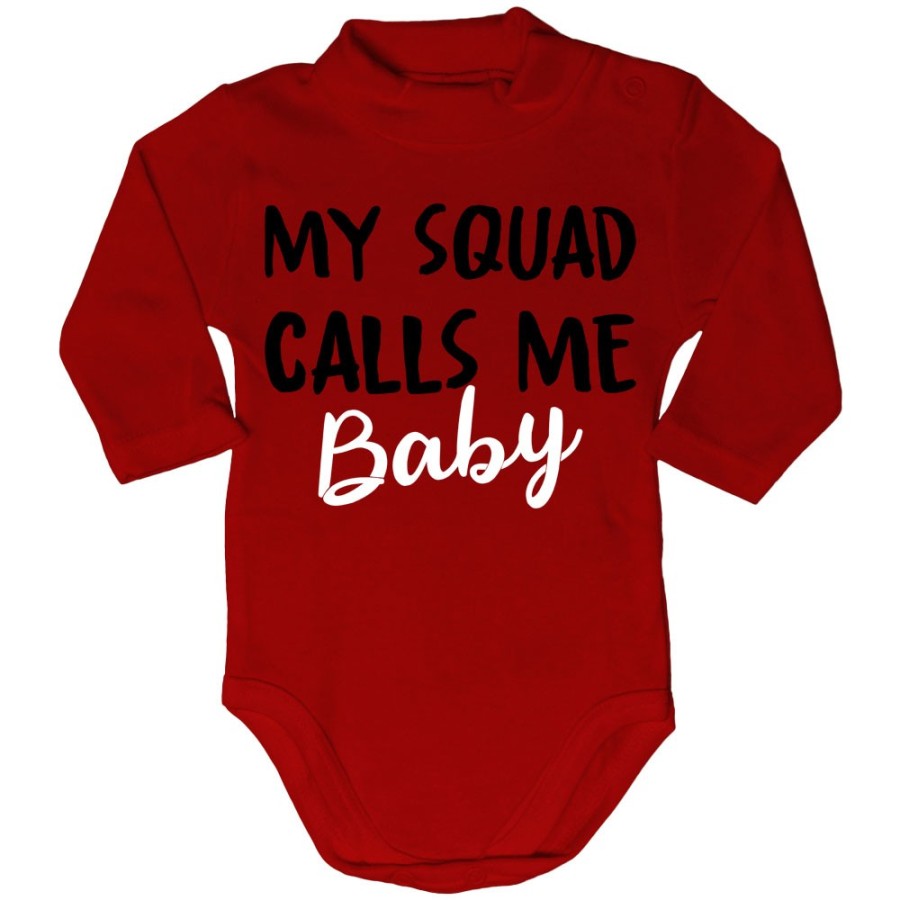 Body lupetto neonato my squad calls me baby Per la famiglia