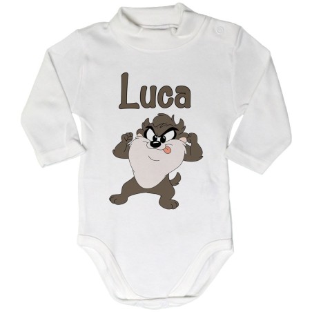 Body lupetto neonato personalizzato con nome baby...