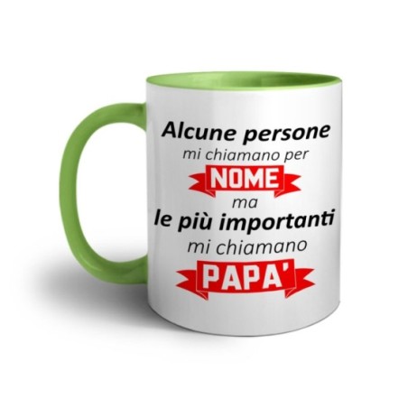 Tazza alcune persone mi chiamano per nome ma le più importanti mi chiamano papà Per il papà