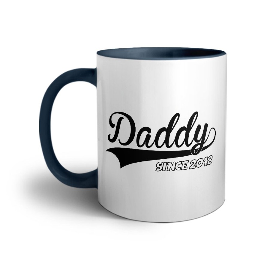 Tazza personalizzata con anno daddy since Per il papà
