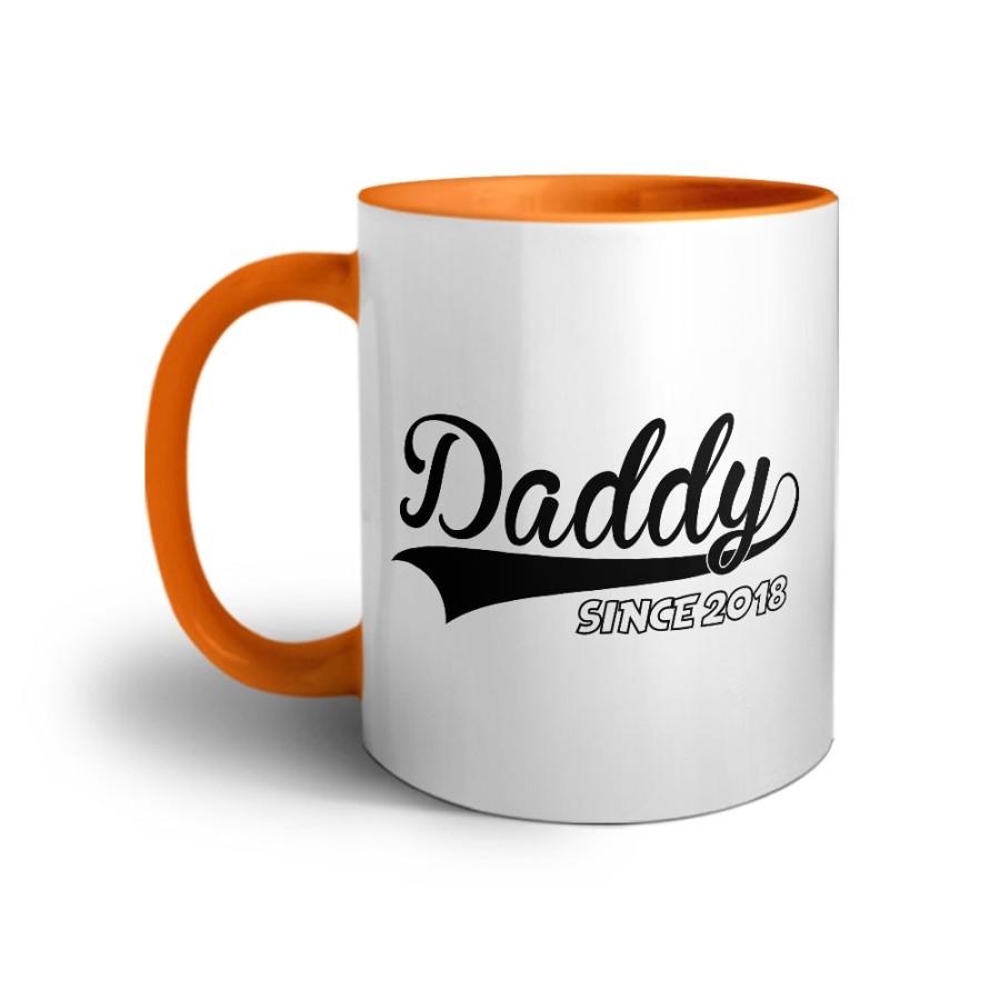 Tazza personalizzata con anno daddy since Per il papà