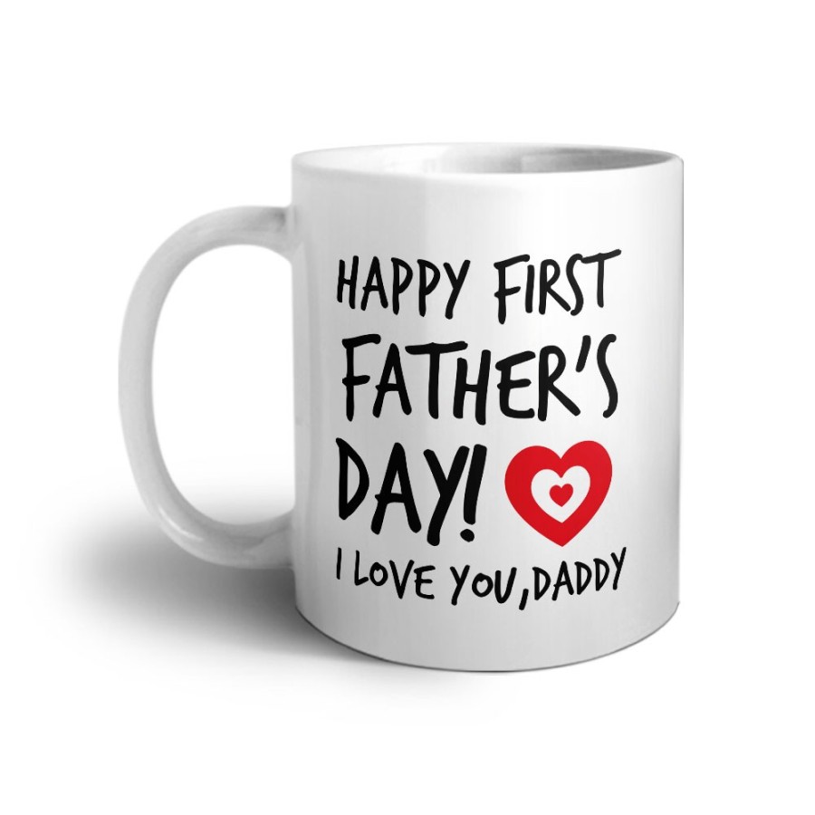 Tazza happy first father's day i love you daddy Per il papà