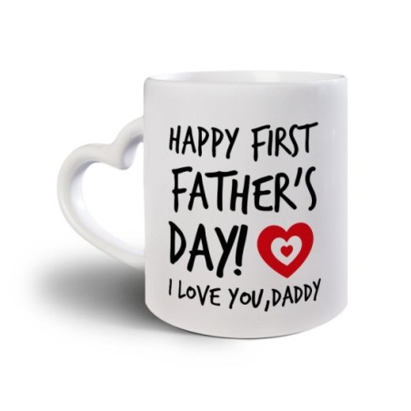 Tazza happy first father's day i love you daddy Per il papà