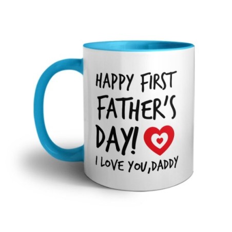 Tazza happy first father's day i love you daddy Per il papà