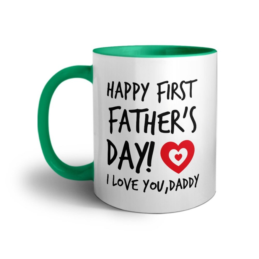 Tazza happy first father's day i love you daddy Per il papà