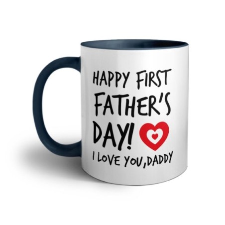 Tazza happy first father's day i love you daddy Per il papà