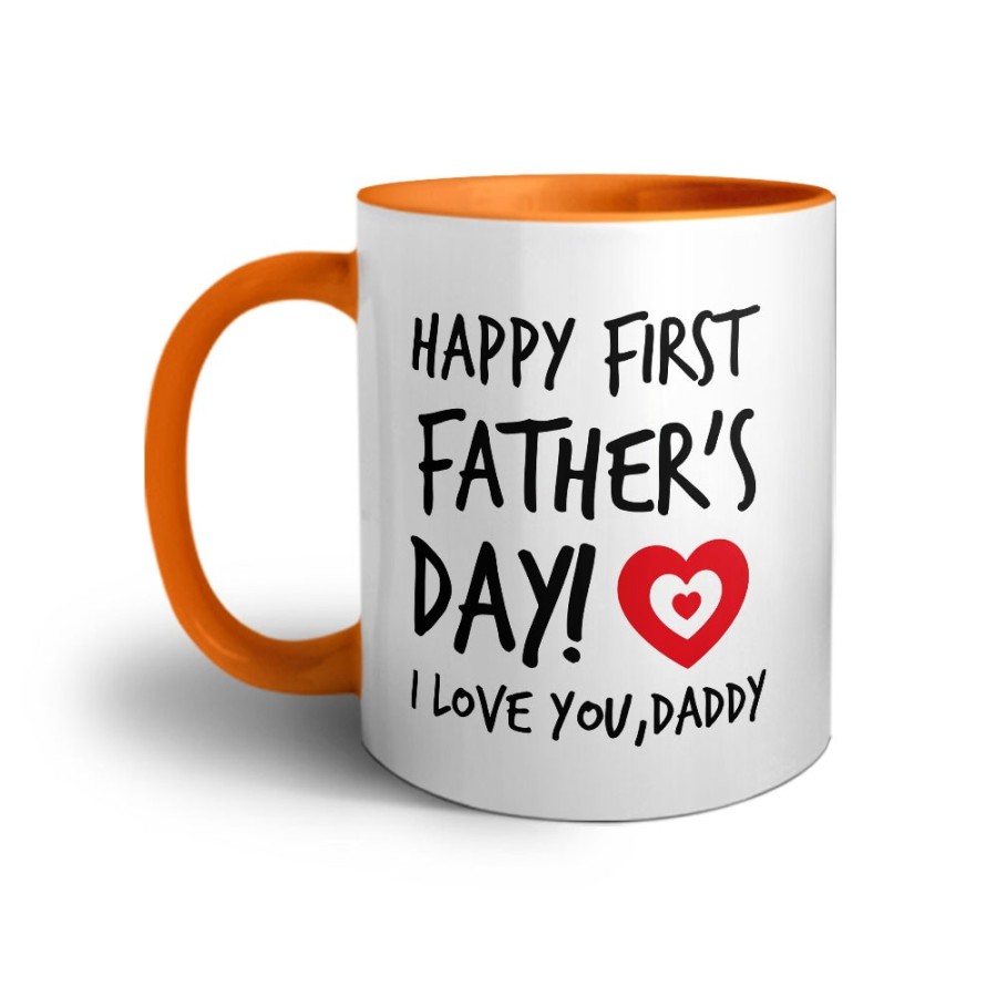 Tazza happy first father's day i love you daddy Per il papà