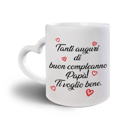 Tazza tanti auguri di buon compleanno papà ti voglio bene Per il papà